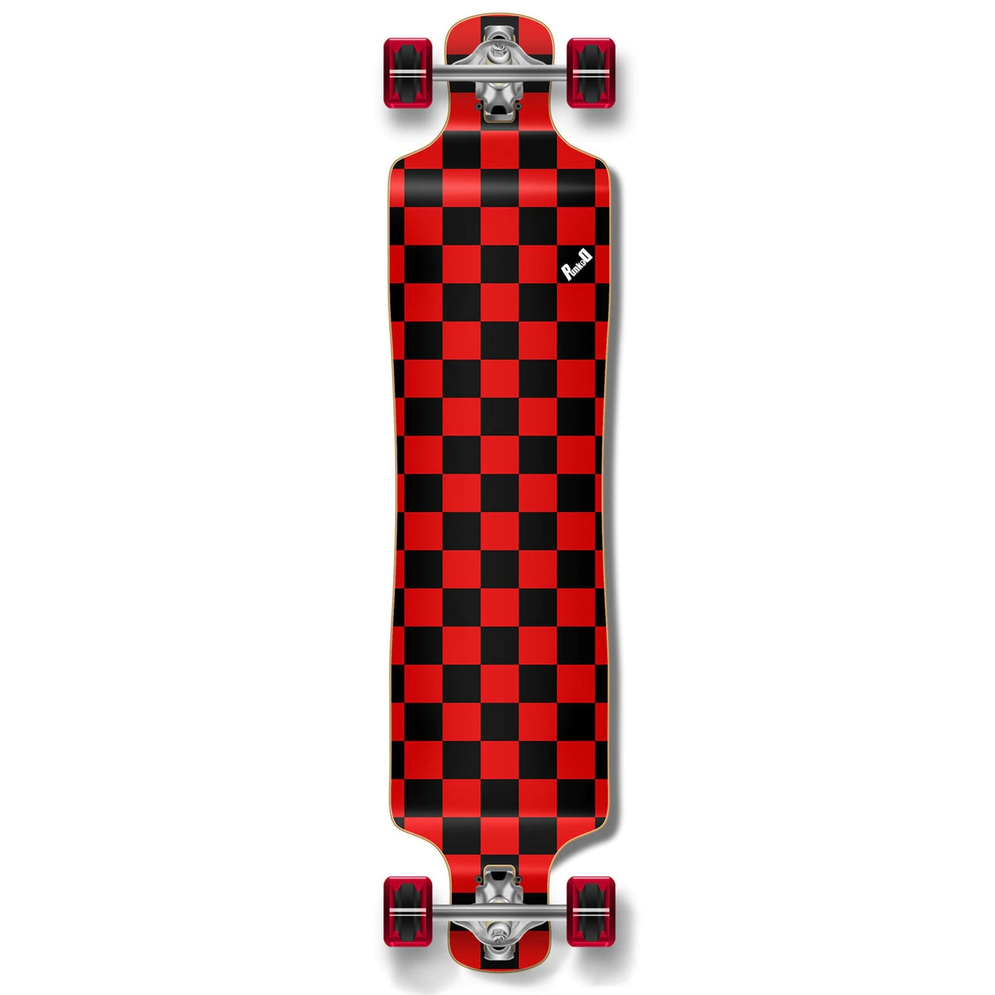 ★ LOWRIDER STREET BOARD POWERJAMES 8.0“ Black Mini Foot Pedal Floorboard for Harley